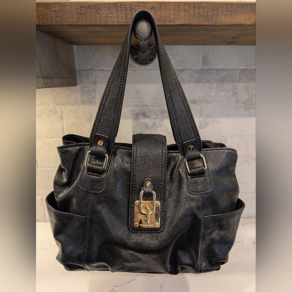 Michael By Michael Kors Bag EUC, Black Shimmery